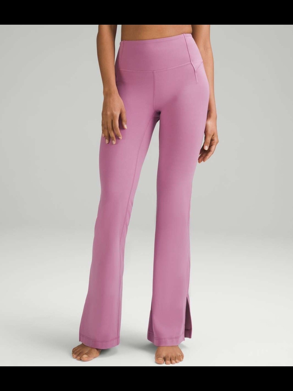 New! Lululemon Groove High-Waist Flare Leggings Velvet Dust Size 6